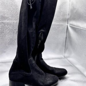 Women's Black Knee-High Boots